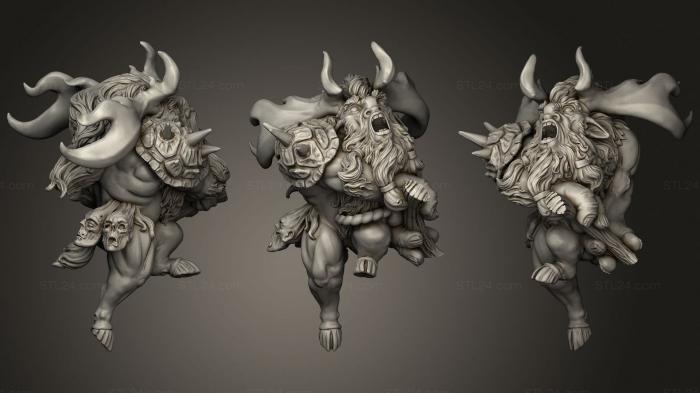 Figurines heroes, monsters and demons (Ariche Berserker Arkhan, STKM_1685) 3D models for cnc