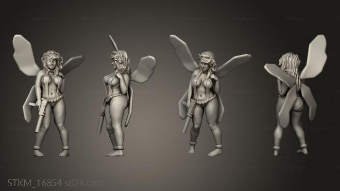 Figurines heroes, monsters and demons (Wizards STRETCHGOALS eileen, STKM_16854) 3D models for cnc