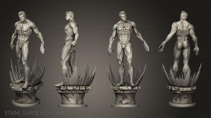 Figurines heroes, monsters and demons (SPIDER MAN FROM SINISTER SIX DIORAMA 2, STKM_16908) 3D models for cnc