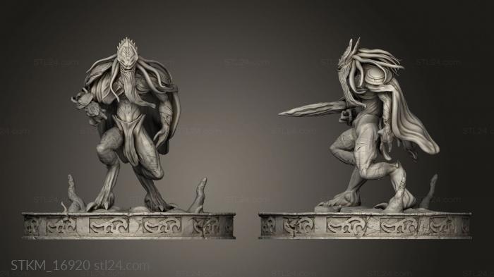 Figurines heroes, monsters and demons (starcraft zeratul figure, STKM_16920) 3D models for cnc