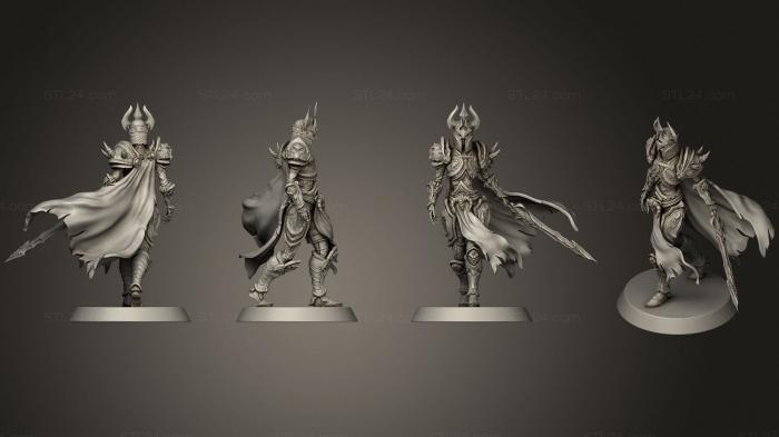 Figurines heroes, monsters and demons (Ashinna 2, STKM_1704) 3D models for cnc