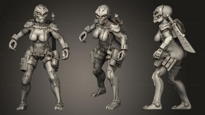 Figurines heroes, monsters and demons (Assassin 2, STKM_1710) 3D models for cnc