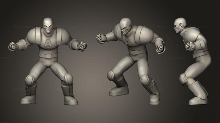 Figurines heroes, monsters and demons (Avalanche X Men, STKM_1722) 3D models for cnc