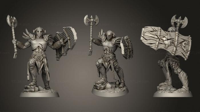 Figurines heroes, monsters and demons (Ayabythos, STKM_1736) 3D models for cnc
