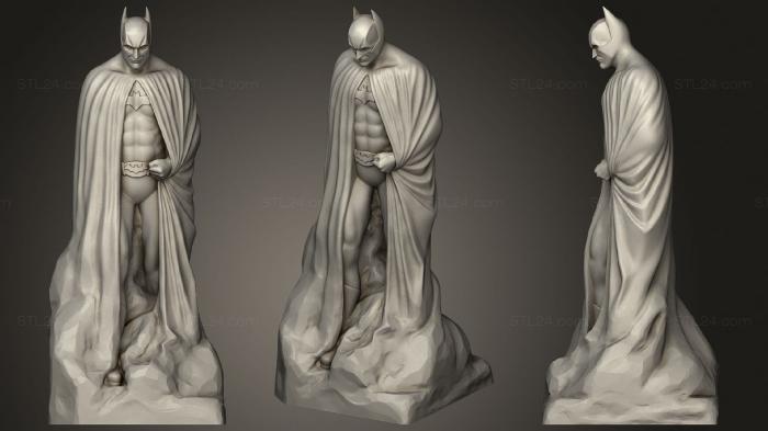 Статуэтки герои, монстры и демоны (Мемориал Бэтмена 2, STKM_1795) 3D модель для ЧПУ станка