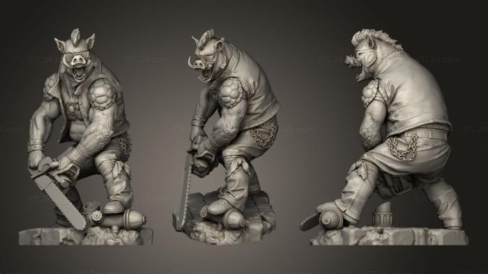 Figurines heroes, monsters and demons (BEBOP 1 10 SCALE, STKM_1818) 3D models for cnc