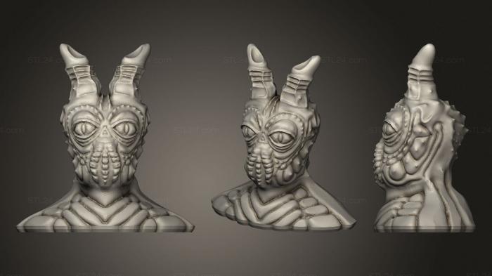 Figurines heroes, monsters and demons (Beelzebub (Lord Of The Flies), STKM_1820) 3D models for cnc