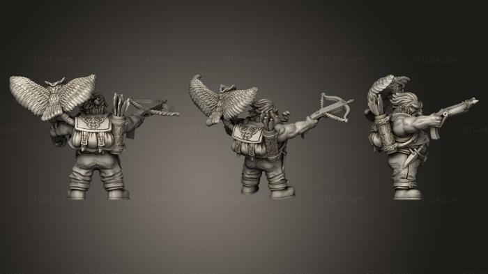 Figurines heroes, monsters and demons (Big Holin Longlook, STKM_1844) 3D models for cnc