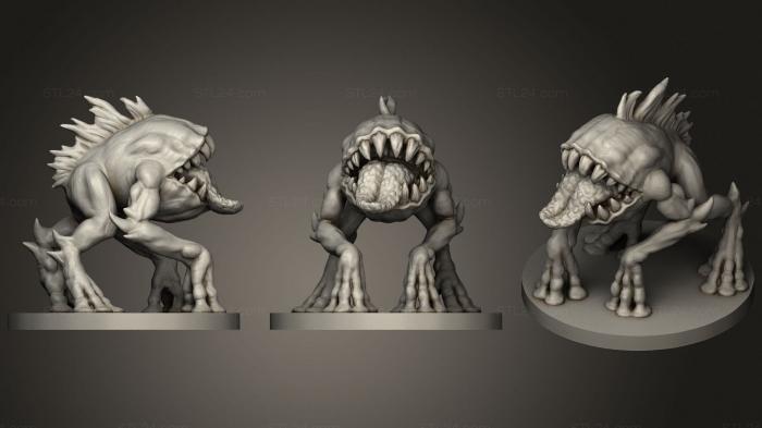 Figurines heroes, monsters and demons (Black Imp, STKM_1851) 3D models for cnc