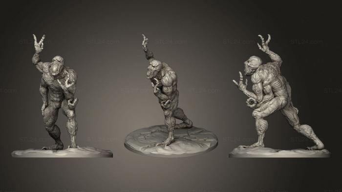 Figurines heroes, monsters and demons (Blood Devil 3, STKM_1864) 3D models for cnc