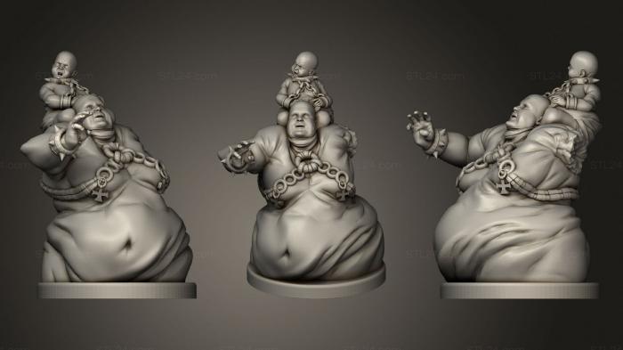 Figurines heroes, monsters and demons (Boss Blob, STKM_1895) 3D models for cnc