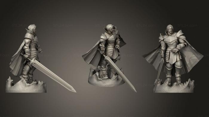 Figurines heroes, monsters and demons (Broadways, STKM_1911) 3D models for cnc