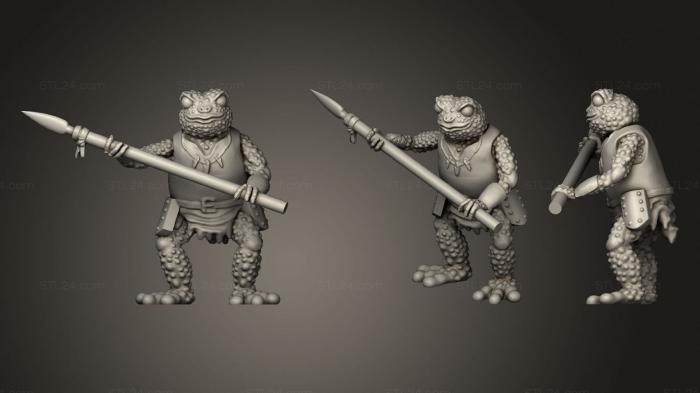 Bullywug For 28Mm Tabletop Roleplay