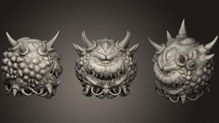 Figurines heroes, monsters and demons (Cacodemon Doom Classic, STKM_1953) 3D models for cnc