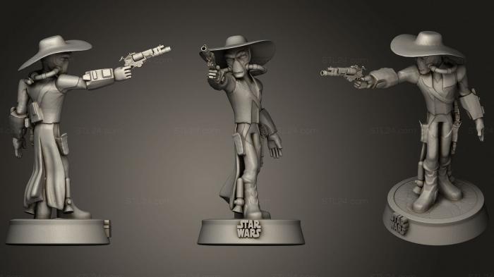 Figurines heroes, monsters and demons (Cad Bane Star Wars, STKM_1956) 3D models for cnc
