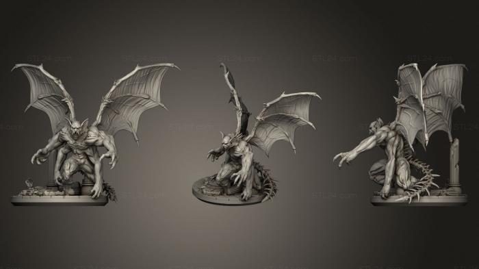 Figurines heroes, monsters and demons (Cae of Dracula Night Monster 2, STKM_1961) 3D models for cnc