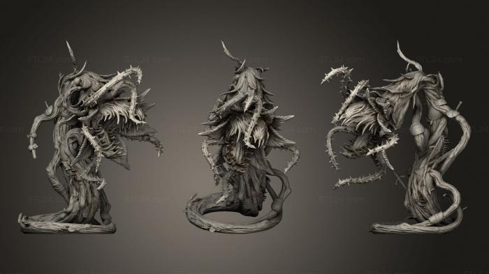 Figurines heroes, monsters and demons (Cantankerous Flora (Pose 04), STKM_1975) 3D models for cnc