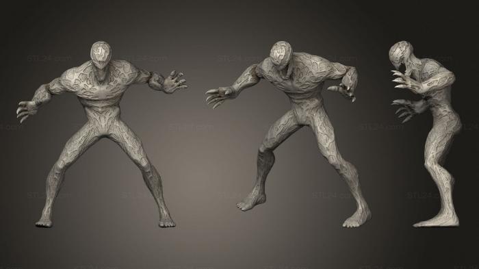 Figurines heroes, monsters and demons (Carnage Scale, STKM_1991) 3D models for cnc
