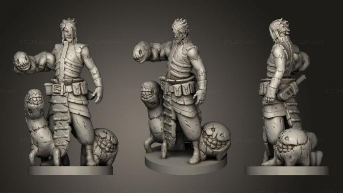 Figurines heroes, monsters and demons (Carnomancer, STKM_1992) 3D models for cnc