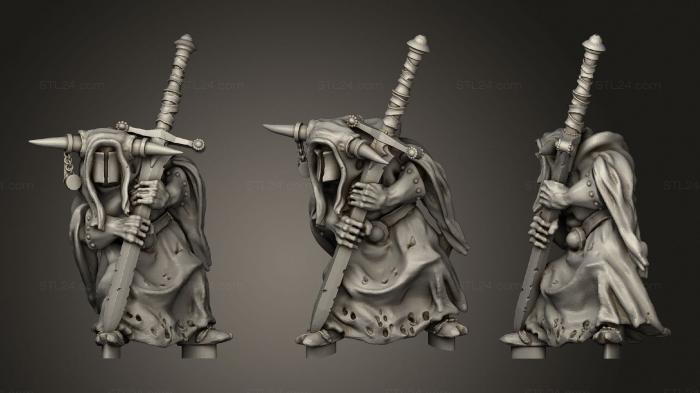 Figurines heroes, monsters and demons (Chaos Sorcerer, STKM_2028) 3D models for cnc