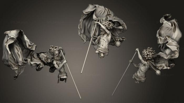 Figurines heroes, monsters and demons (Charon ferryman of the Underworld, STKM_2043) 3D models for cnc