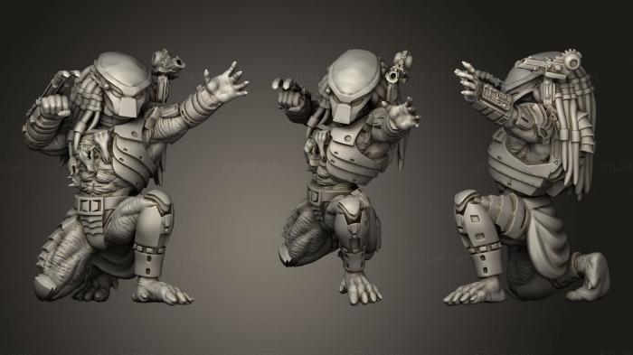 Figurines heroes, monsters and demons (CHOKE LORD A, STKM_2051) 3D models for cnc