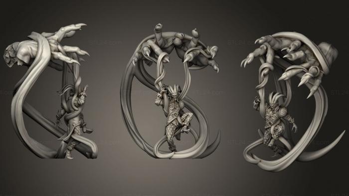 Статуэтки герои, монстры и демоны (Цирковой Шут 2 2, STKM_2061) 3D модель для ЧПУ станка
