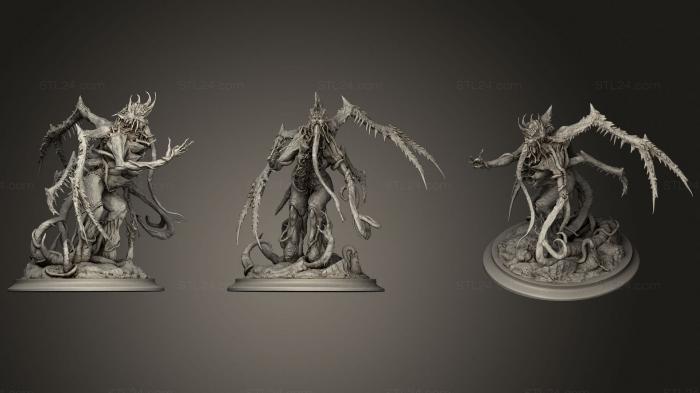 Figurines heroes, monsters and demons (Corrupted Angel, STKM_2099) 3D models for cnc