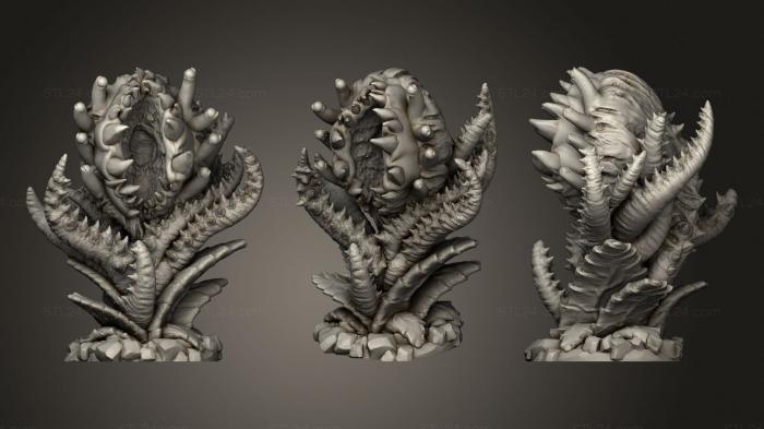 Figurines heroes, monsters and demons (Corrupted Flytrap, STKM_2101) 3D models for cnc