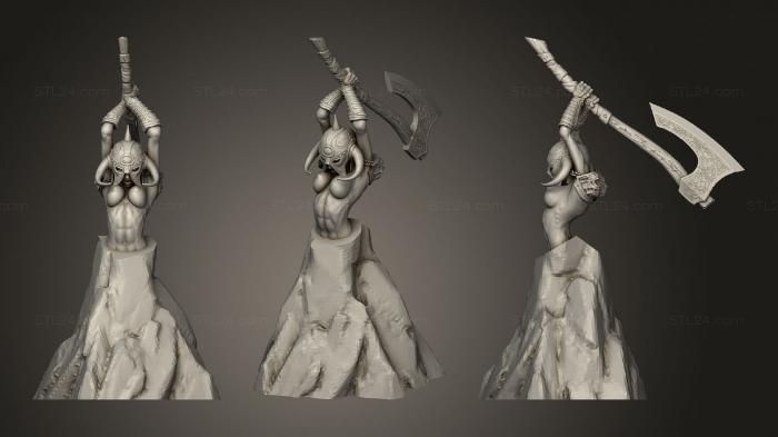 Статуэтки герои, монстры и демоны (Торговец смертью (Ette), STKM_2200) 3D модель для ЧПУ станка
