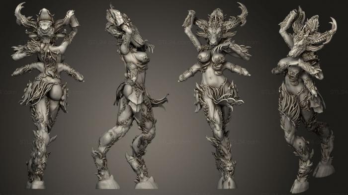 Figurines heroes, monsters and demons (DesireDemon VersionThree, STKM_2230) 3D models for cnc