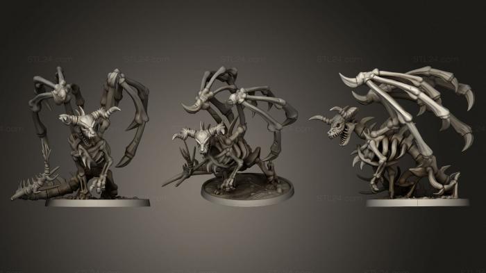 Figurines heroes, monsters and demons (Dracolich, STKM_2272) 3D models for cnc