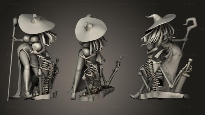 Figurines heroes, monsters and demons (Dragon s Crown Sorceress 567, STKM_2280) 3D models for cnc