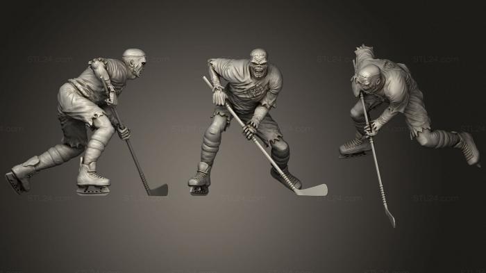 Figurines heroes, monsters and demons (Eddie Hockey, STKM_2324) 3D models for cnc