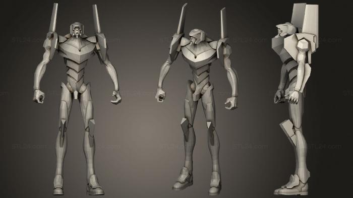 Figurines heroes, monsters and demons (Evangelion, STKM_2391) 3D models for cnc