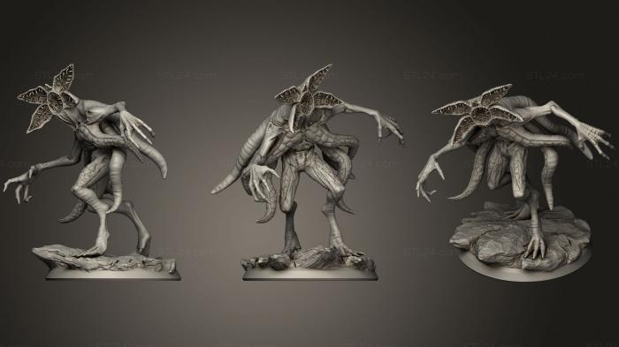 Статуэтки герои, монстры и демоны (Плоть Богов - Бесконечность, STKM_2447) 3D модель для ЧПУ станка