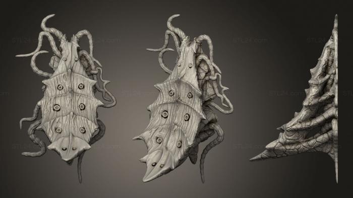 Figurines heroes, monsters and demons (Freak Leaf (Alien Vegetation 31), STKM_2458) 3D models for cnc