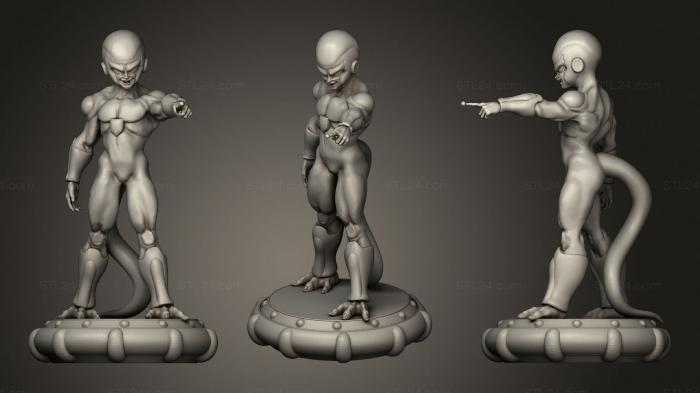 Figurines heroes, monsters and demons (Frieza form, STKM_2463) 3D models for cnc