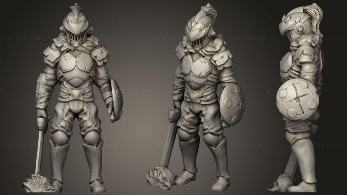 Figurines heroes, monsters and demons (Goblin Slayer mini remix, STKM_2561) 3D models for cnc