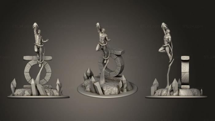 Figurines heroes, monsters and demons (Green latern export, STKM_2597) 3D models for cnc