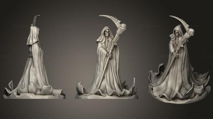Figurines heroes, monsters and demons (Grim Reaper 2, STKM_2603) 3D models for cnc