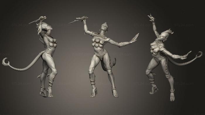 Figurines heroes, monsters and demons (Harbingers of Ishtar Harbinger, STKM_2634) 3D models for cnc