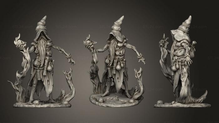 Figurines heroes, monsters and demons (Hero Mage Yorick, STKM_2672) 3D models for cnc