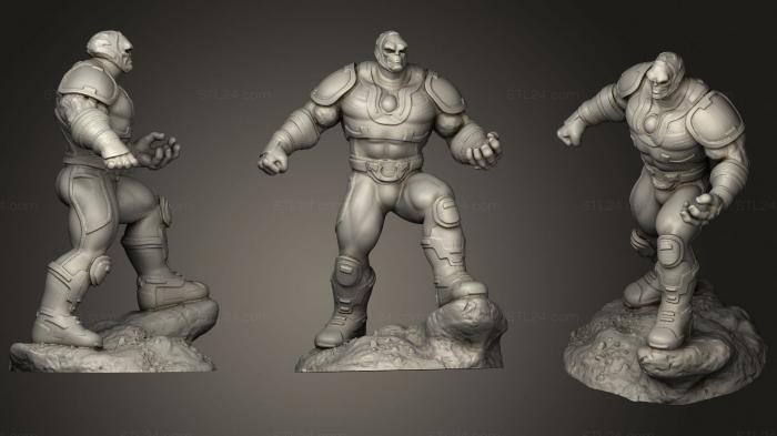 Статуэтки герои, монстры и демоны (Герой Всвиллан, STKM_2673) 3D модель для ЧПУ станка