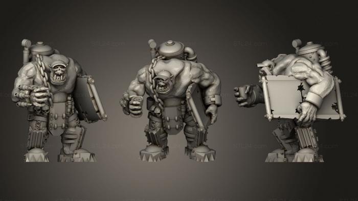 Figurines heroes, monsters and demons (Hick Medic A, STKM_2676) 3D models for cnc