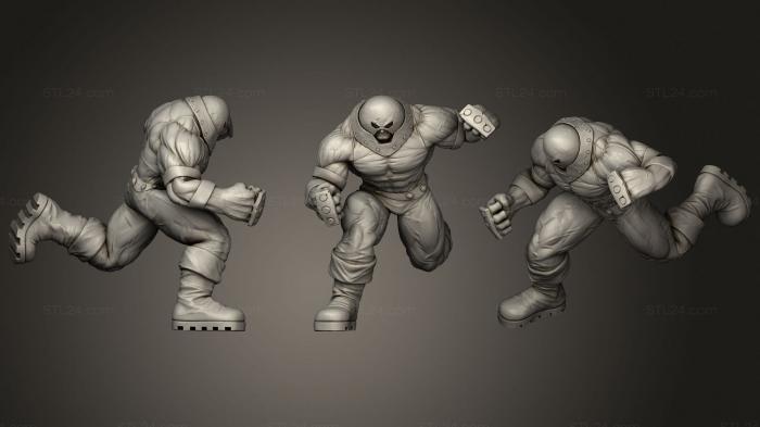 Статуэтки герои, монстры и демоны (Джаггернаут , Люди Икс, STKM_2812) 3D модель для ЧПУ станка