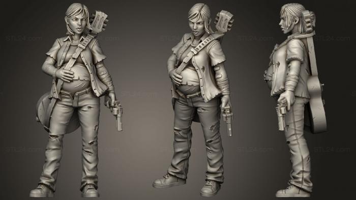Figurines heroes, monsters and demons (Juno From Wasteland, STKM_2814) 3D models for cnc