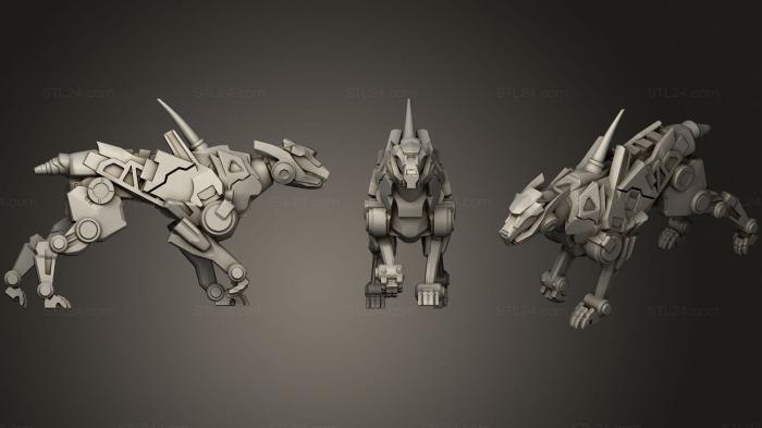 Figurines heroes, monsters and demons (K9 X Rex 2, STKM_2816) 3D models for cnc