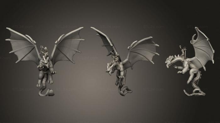 Статуэтки герои, монстры и демоны (Karl franz, STKM_2825) 3D модель для ЧПУ станка