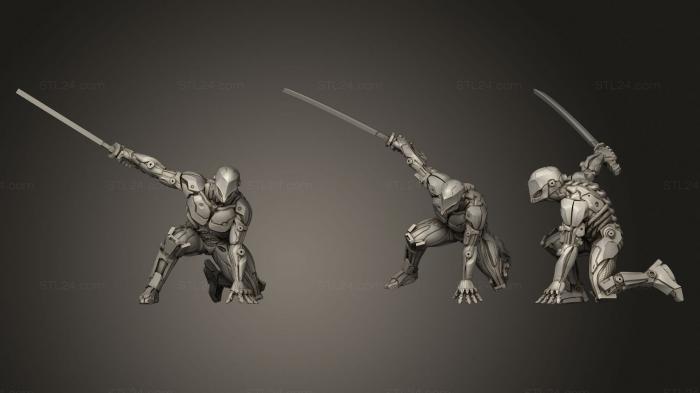 Figurines heroes, monsters and demons (Kuroshi 02, STKM_2860) 3D models for cnc